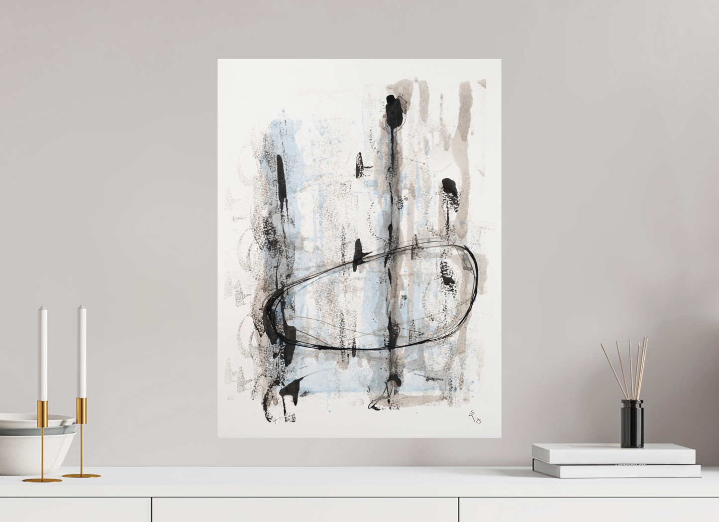 45 x 60 cm, Impression Fine Art German STONE-3150-Print