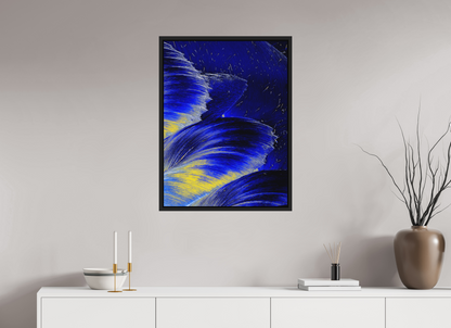 60 x 80 cm, CAISSE US - NOIR EPH-POP #032 Bleu