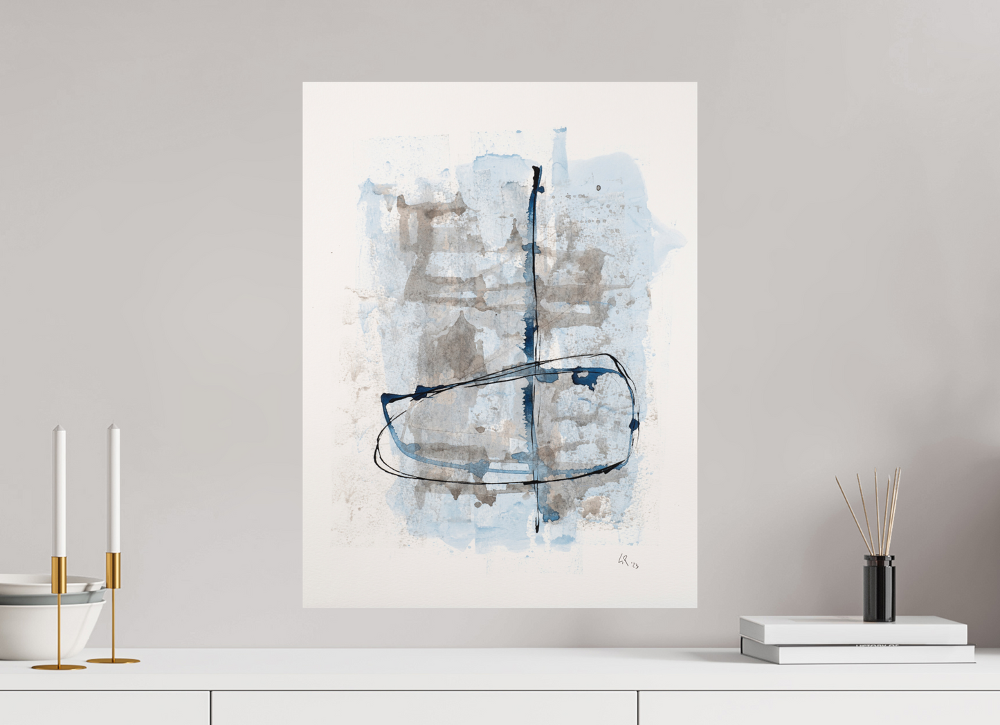 45 x 60 cm, Impression Fine Art German STONE-3148-Print