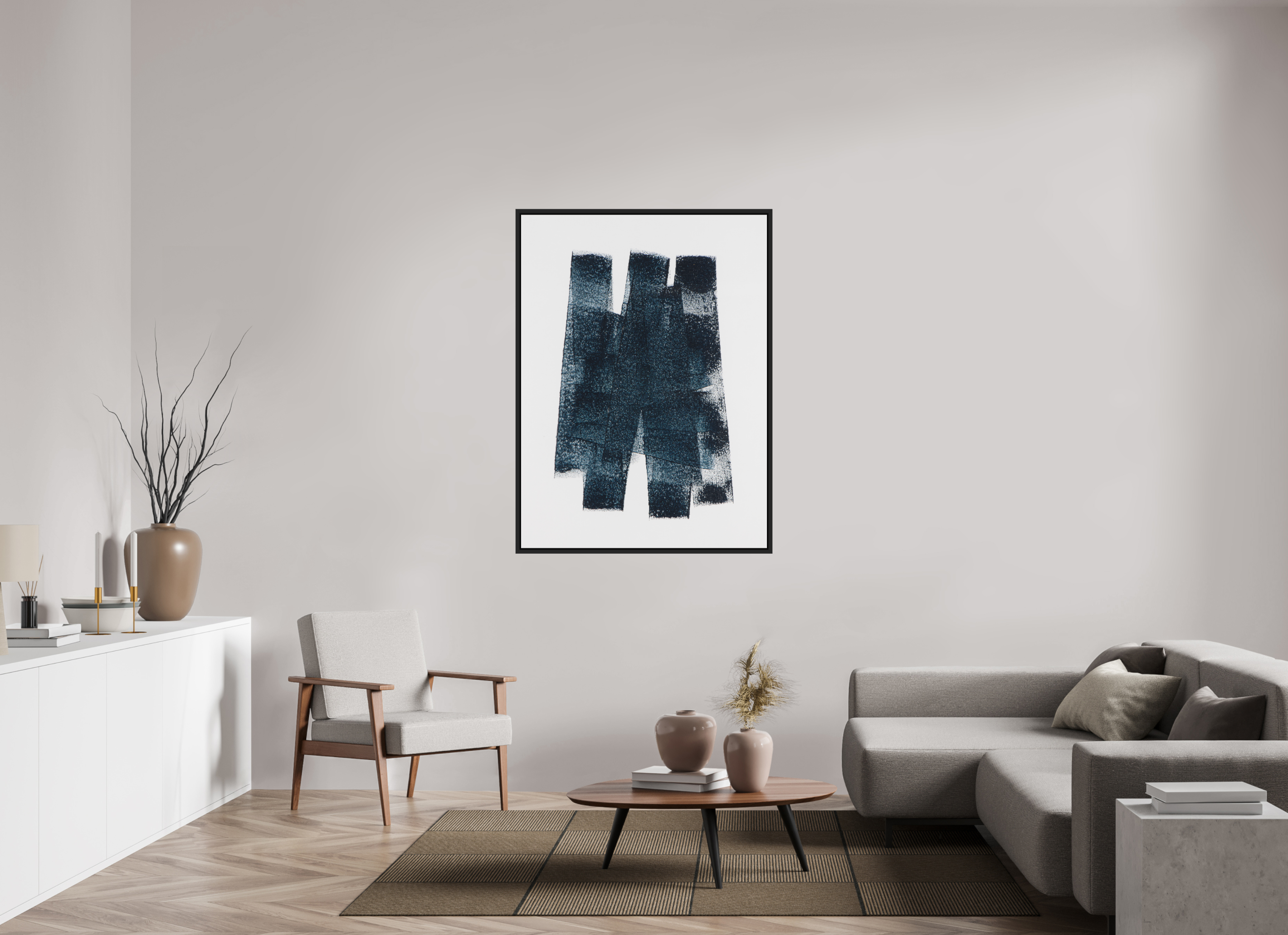 100 x 135,5 cm, PhotoRag-US-15mm Noir Mat ABSTRACT-3109