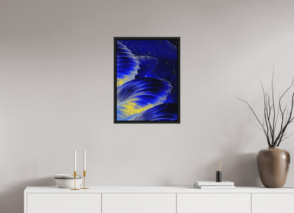 45 x 60 cm, CAISSE US - NOIR EPH-POP #032 Bleu